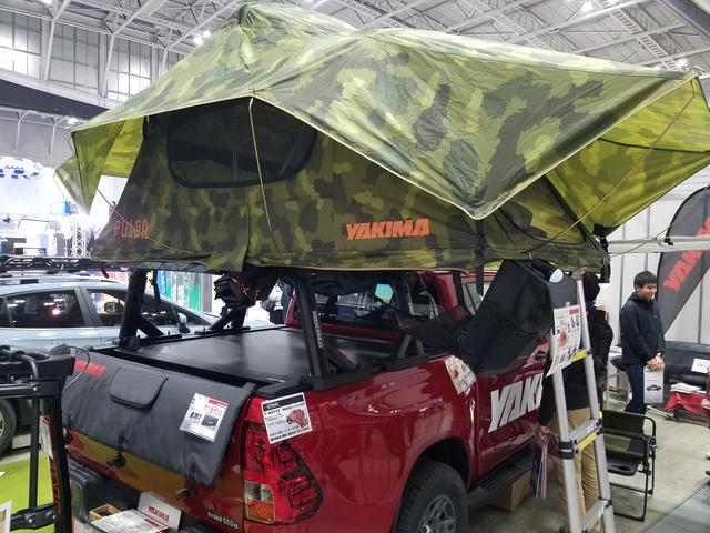 画像: YAKIMA×POLeRスカイライズ ルーフトップテント(撮影・編集部)