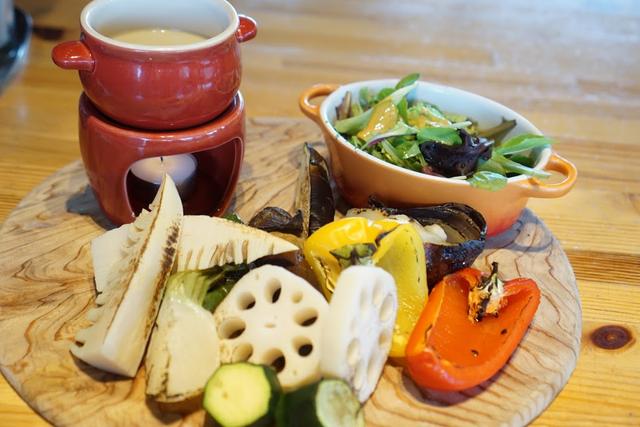 画像: ローストされた野菜が、どれもおいしい。