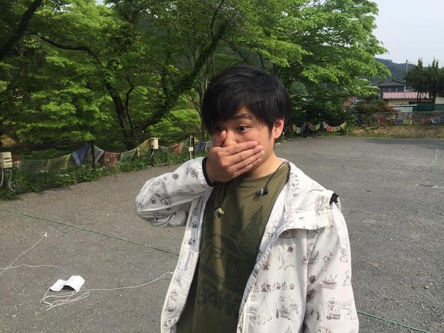 画像: 筆者撮影 ※カレーの作り方を必死に思い出そうとしているオカダタロウ