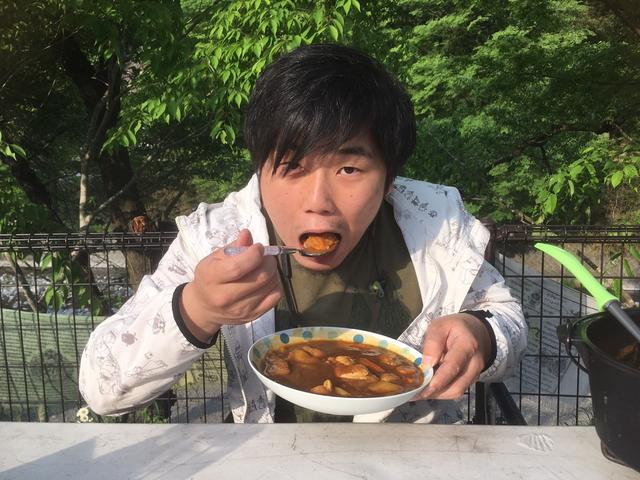 画像: 筆者撮影 「早速いただきます」