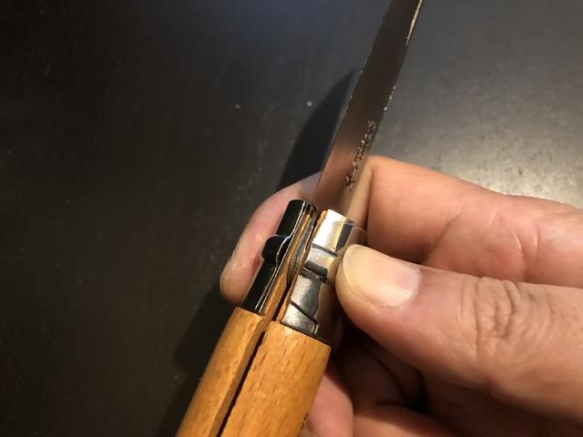 画像2: 筆者撮影:ロック解除状態