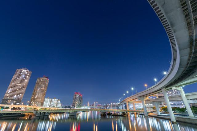 画像: 東京のウォーターフロント夜景