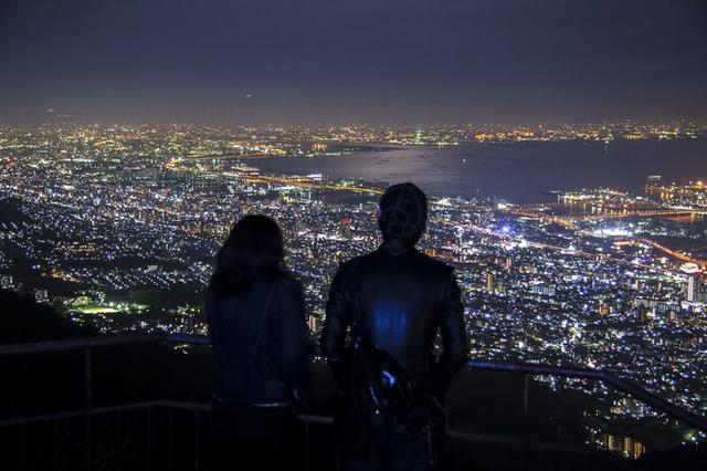 画像: 摩耶山 掬星台の夜景(兵庫県)