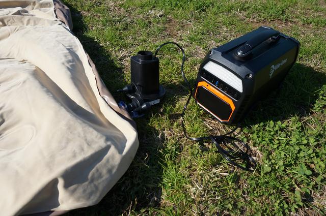 画像: 筆者撮影「ポータブル電源があればキャンプ場で電気が使える」
