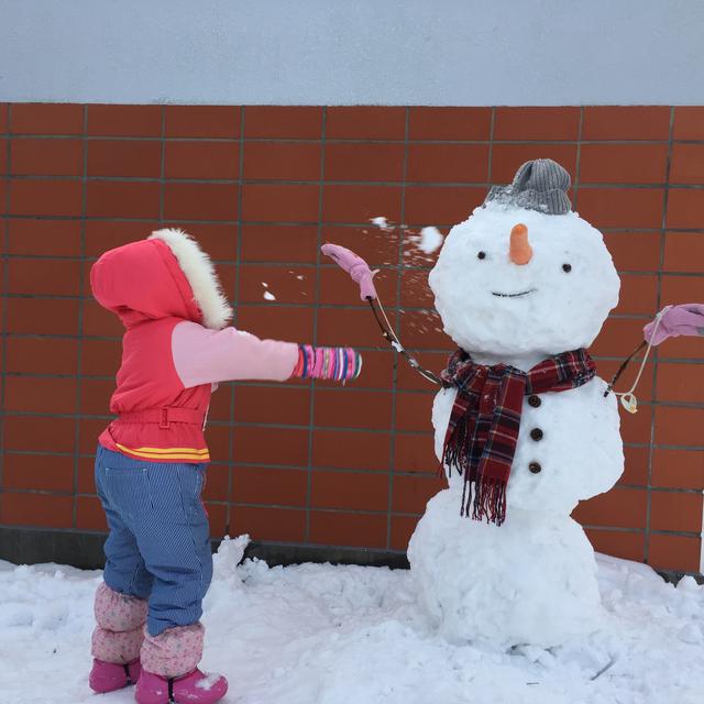 画像1: 雪だるまを作る前には設置場所と大きさを想定しておこう!
