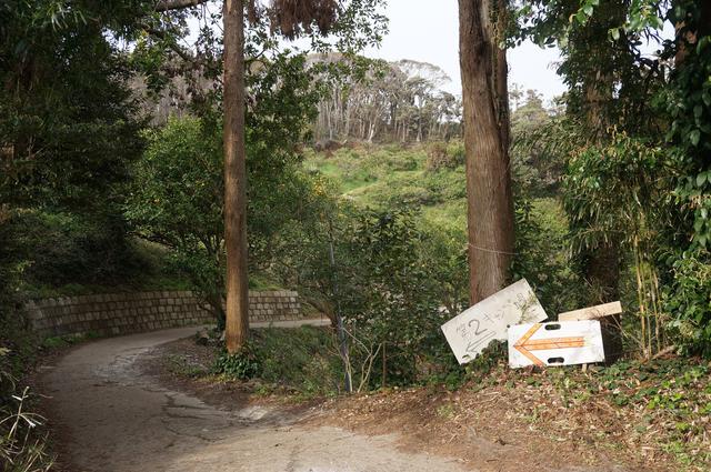 画像: 筆者撮影「第2キャンプ場への道は細いので注意」