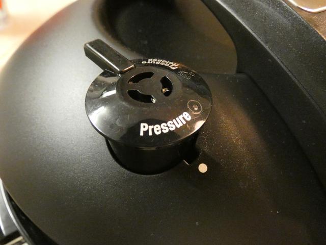 画像: 筆者撮影 Pressureマークを合わせた様子