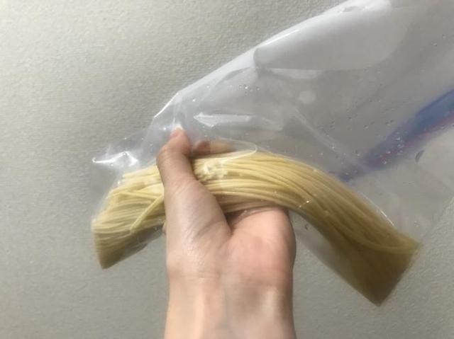 画像: 筆者撮影 30分後はご覧の通り柔らかくなるんです