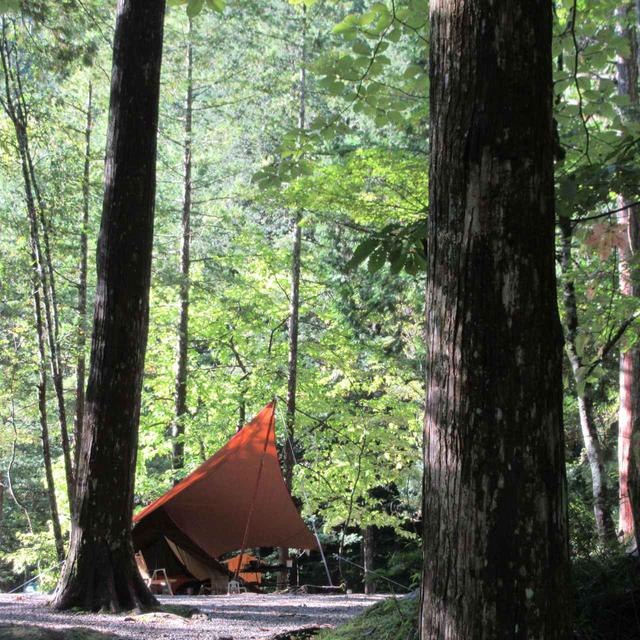 画像: 5)タープでソロキャンプのお洒落度UP
