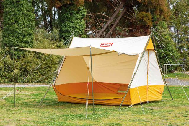 画像: fam_mag Summer Issue2020より CHUMS Frame Tent T/C4 ¥98,000 www.chums.jp