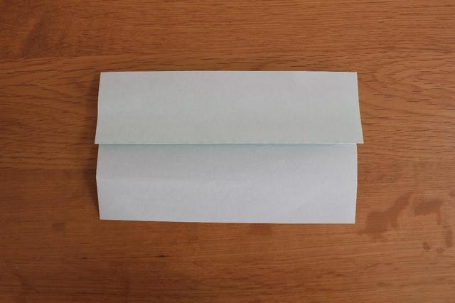画像2: 2.折った状態 (筆者撮影)