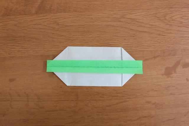画像: 11.「10」の折った状態から開く (筆者撮影)