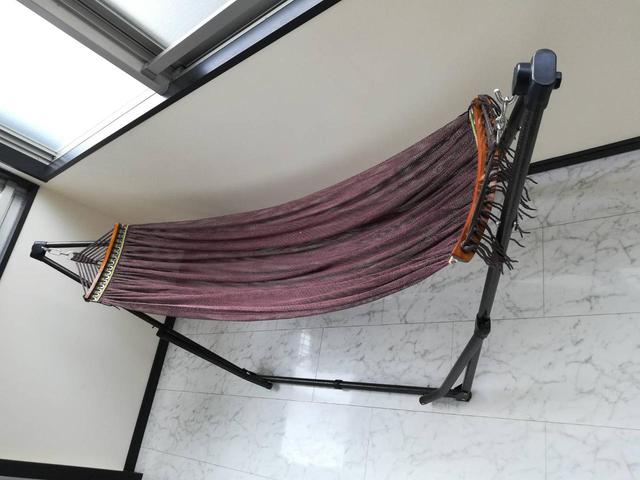 画像: 筆者撮影 ハンモックタイプ