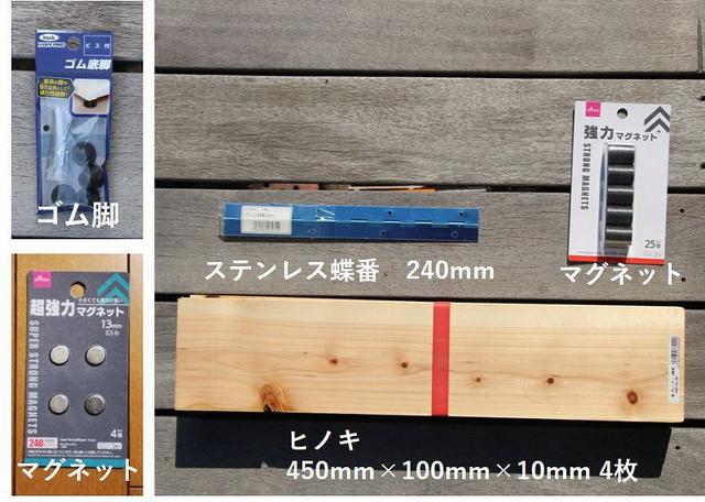 画像: 筆者撮影 必要な材料
