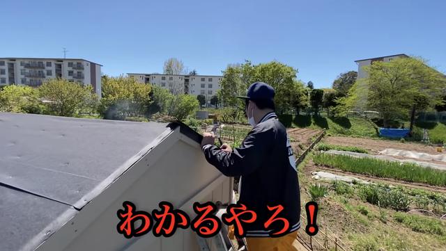 画像: 【タケト家の秘密基地作り#18】より 怒られまくってるタケトさん...
