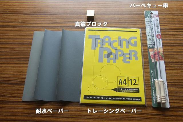 画像: 筆者撮影 【リューター編】必要な材料