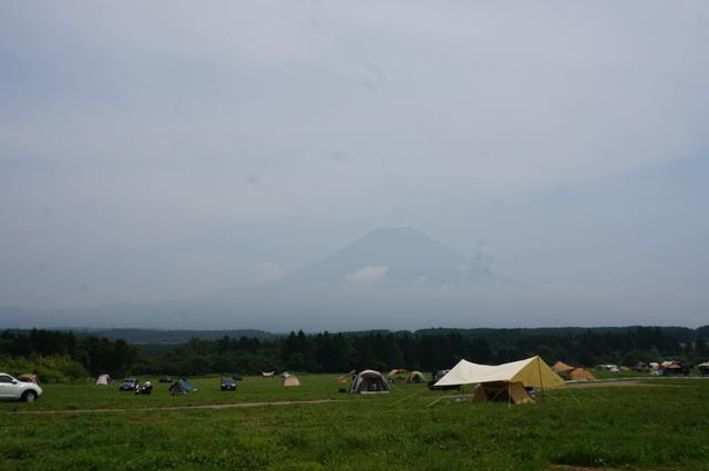 画像: 筆者撮影「雄大な富士山を望めるフリーサイト」