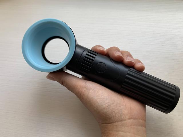 画像: ダイソー / 羽根なし扇風機(画像:筆者撮影)