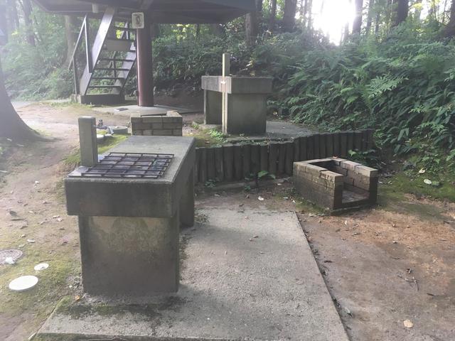 画像: 手前が水道/各バンガローの利用客専用 (筆者撮影)