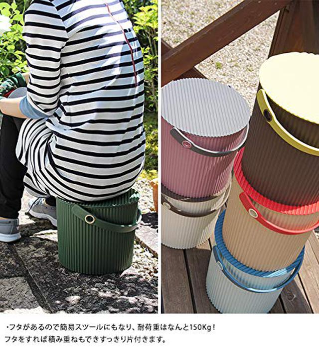 画像1: 【オムニウッティ】おむつ用バケツがキャンプで大活躍! スツール・収納・ゴミ箱にも