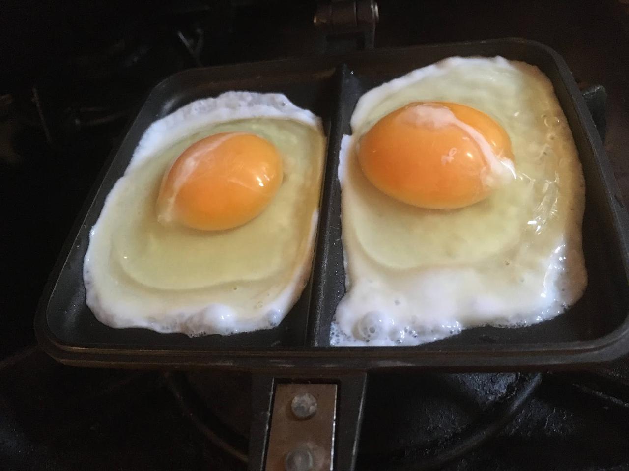 画像: 筆者撮影 このときは卵2つを焼いていますが、今回のレシピは1つで大丈夫です!