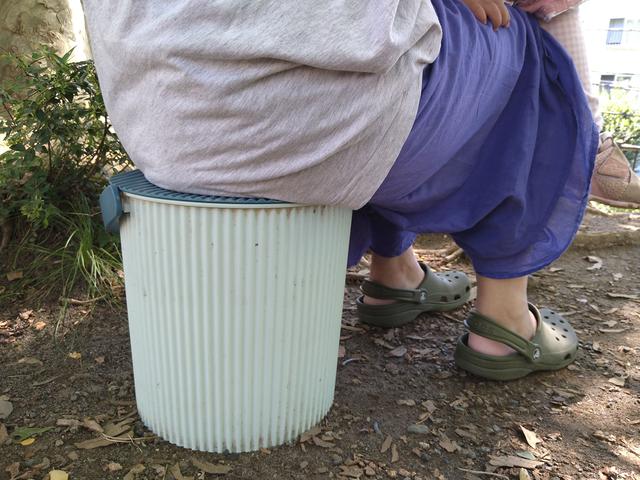 画像: 筆者撮影「写真のオムニウッティはLサイズ」