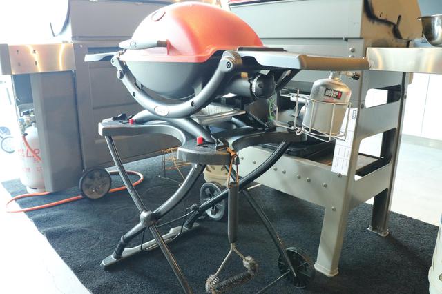画像: 編集部撮影 WEBERガスグリル Q1250