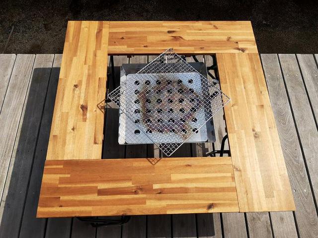 画像: 筆者撮影 パターン1:囲炉裏テーブルタイプ
