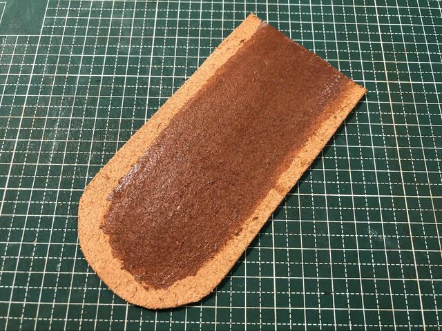 画像: トコノールを塗った様子 (筆者撮影)