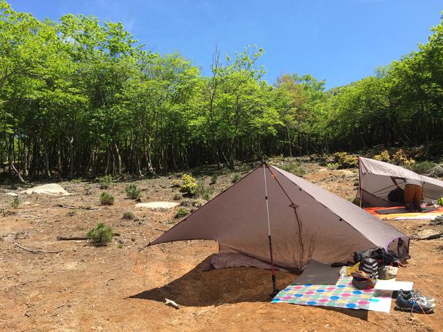 画像: 筆者撮影 登山時にはよくパーゴワークスのニンジャタープを持って行きます。