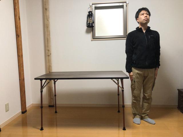 画像: 高さ70cmにて使用