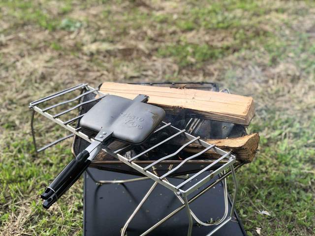画像: 直火式のホットサンドメーカー