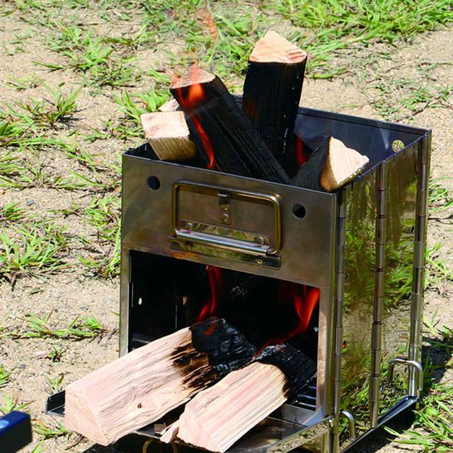 画像3: 「FLAME BOX」は、焚き火から調理まで!1台4役の多機能ギア