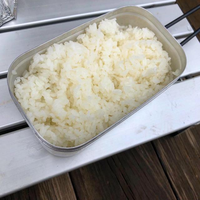 画像: 筆者撮影 ある日のメスティン炊飯