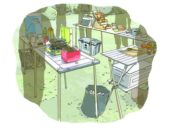 画像14: イラスト提供・キャンプ情報誌「 fam_mag(ファム マグ)」