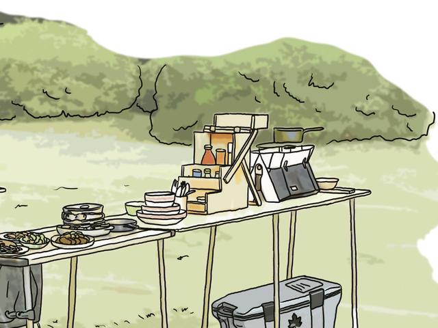 画像13: イラスト提供・キャンプ情報誌「 fam_mag(ファム マグ)」