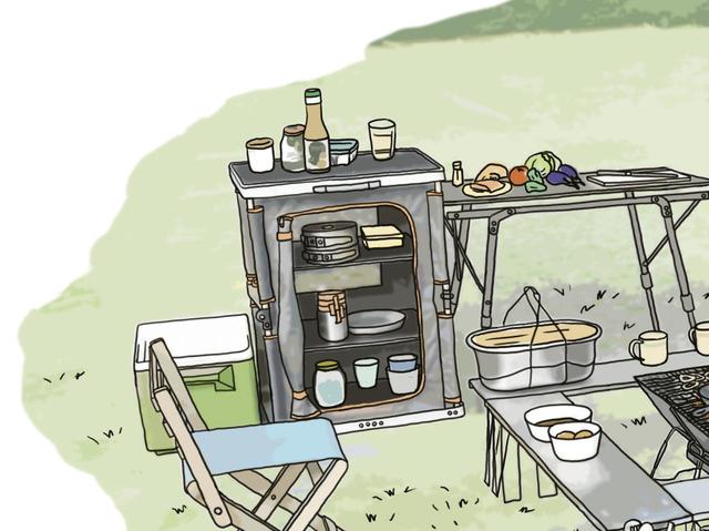 画像17: イラスト提供・キャンプ情報誌「 fam_mag(ファム マグ)」