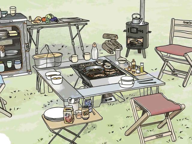 画像15: イラスト提供・キャンプ情報誌「 fam_mag(ファム マグ)」