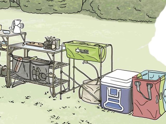 画像8: イラスト提供・キャンプ情報誌「 fam_mag(ファム マグ)」