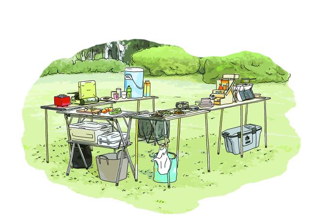 画像4: イラスト提供・キャンプ情報誌「 fam_mag(ファム マグ)」