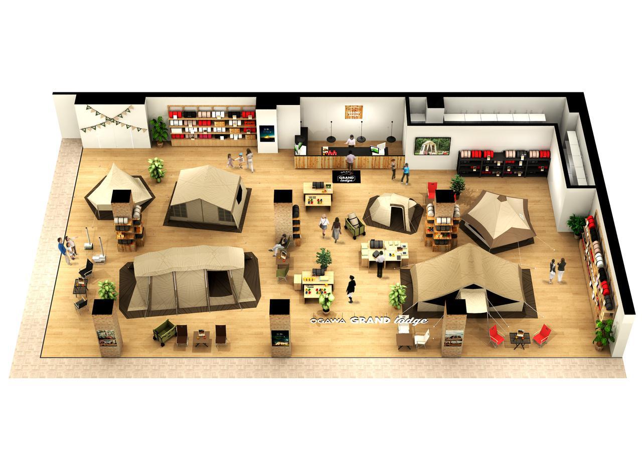 画像: 388.6m²の広さに“ogawa”の全ラインナップがずらっと並ぶ!