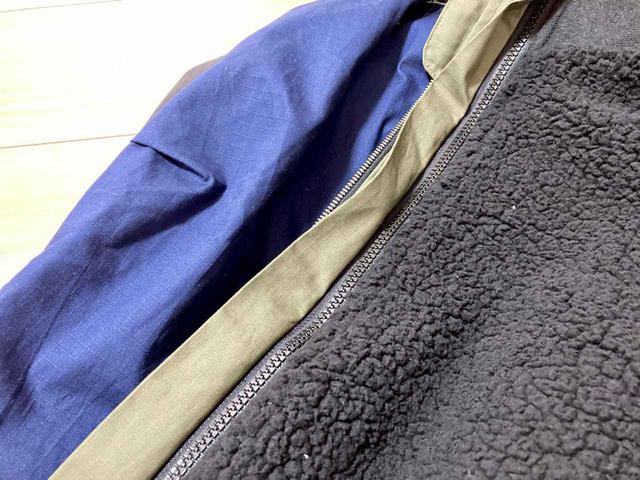 画像2: ①裏ボアが体を包み込み、保温性が抜群 裏ボアは取り外し可能で、春・秋・冬の3シーズン対応に