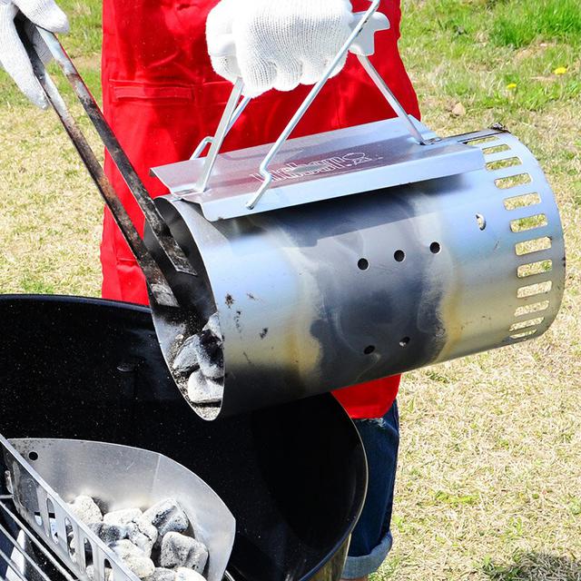画像2: 【ライター愛用】簡単★火起こし Weber(ウェーバー)チムニースターターで着火が驚くほど簡単に