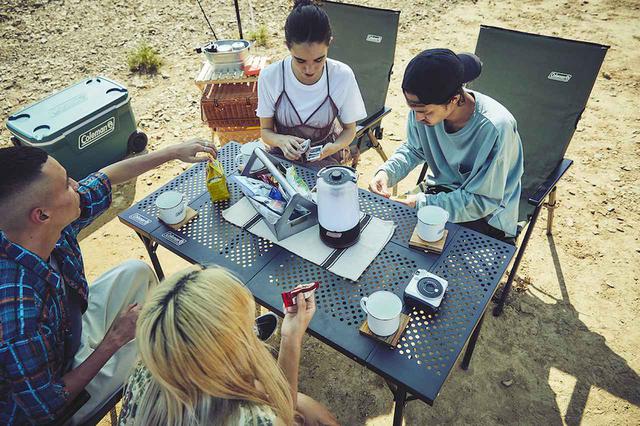 画像3: 焼き場担当の寂しさを解消「3ウェイバーベキューテーブルセット」