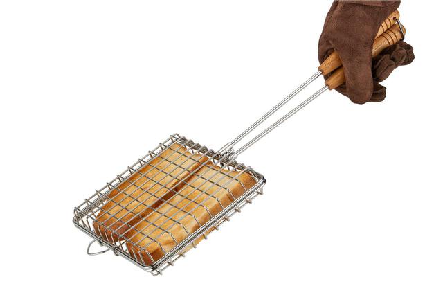 画像2: 焚き火料理の幅を広げる「グリルバスケットクッカー」