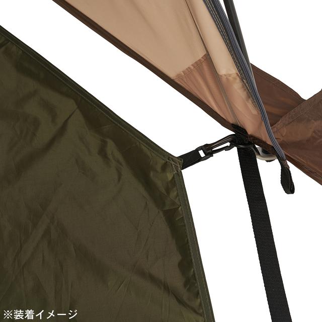画像6: 【注目リリース】組⽴て約5分!LOGOS(ロゴス)が超⼤型タープ「Tradcanvasソーラー スペースベース・デカゴン500-BA」を新発売!