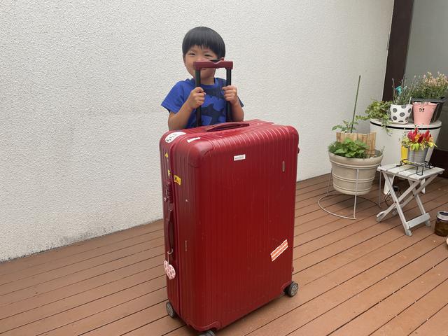 画像: 筆者撮影:5才の息子の大きさと比較してこれくらいのサイズ感