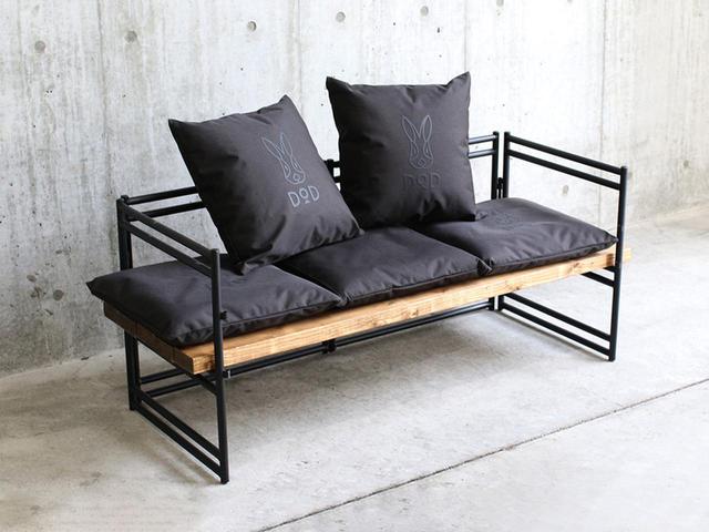 画像: 画像ではクッションカバーに入れた45×45cmシートクッションと背当てクッションを使用しています。