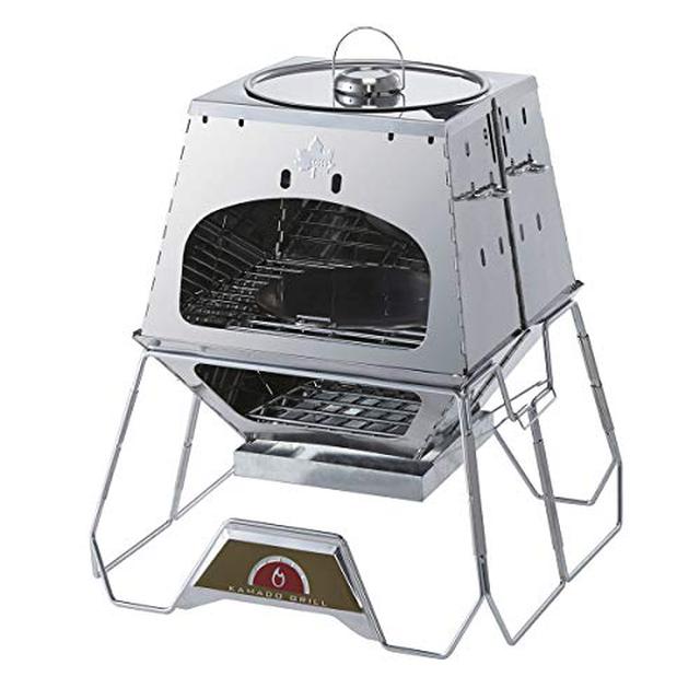 画像2: LOGOS(ロゴス)より本格ピザが焼ける「KAMADO EMiwa」新登場!鍋料理とオーブン料理が一度に作れる万能グリル