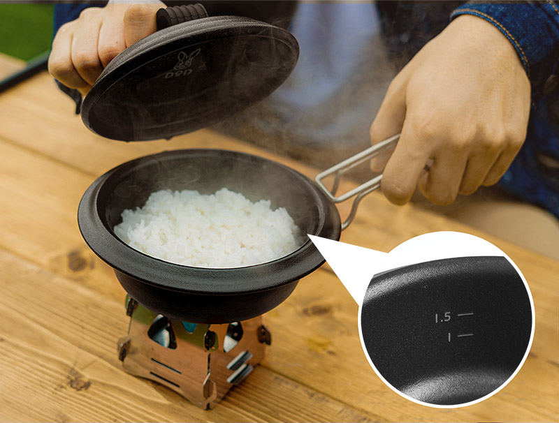 画像: 2. 固形燃料を使ってほったらかし炊飯